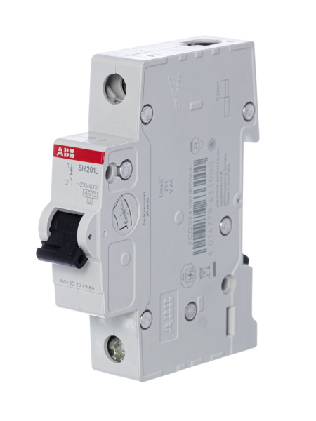ABB Выключатель автоматический 1-полюсной SH201L B16 2CDS241001R0165 ABB Выключатель автоматический 1-полюсной SH201L B16 2CDS241001R0165