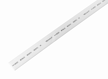 12.0 / 6.0 мм 1м термоусадка белая Rexant 21-2001