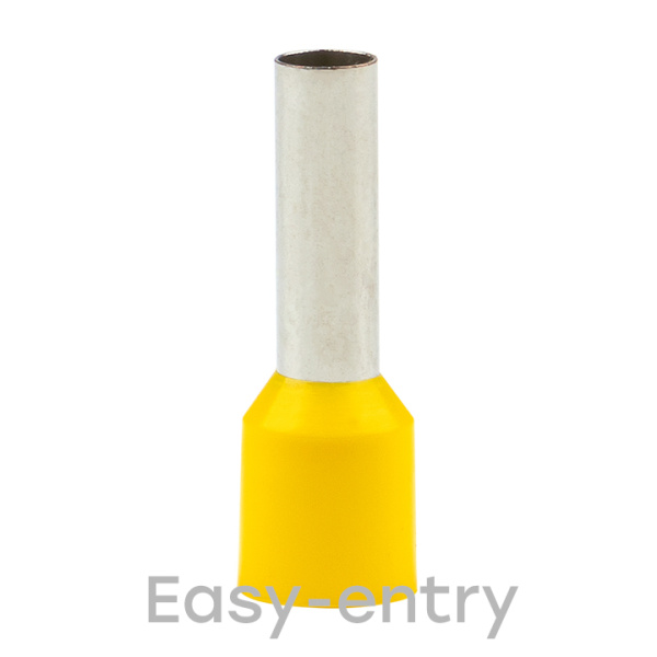 Купить EKF PROxima Наконечник штыревой втулочный изолированный НШвИ 6,0-12 (50шт.)