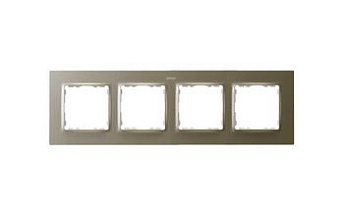 Simon S82 Concept Матовый шампань, Рамка 4-я 8200647-094