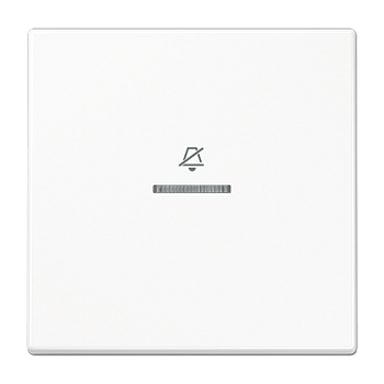 JUNG Двойная клавиша на гостиничный выключатель, комнатный модуль, белый LSRUKO5DWW