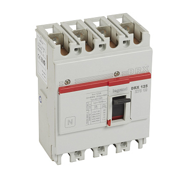 Legrand DRX125 термомагнитный 125A 4П 10KA 027019