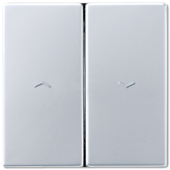 JUNG Клавиши для выключателя управления жалюзи, алюминий AL2995PP