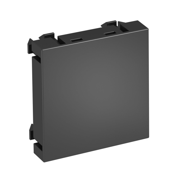 OBO Bettermann Заглушка 1 модуль Modul45, 45х45 мм, черная 6117407