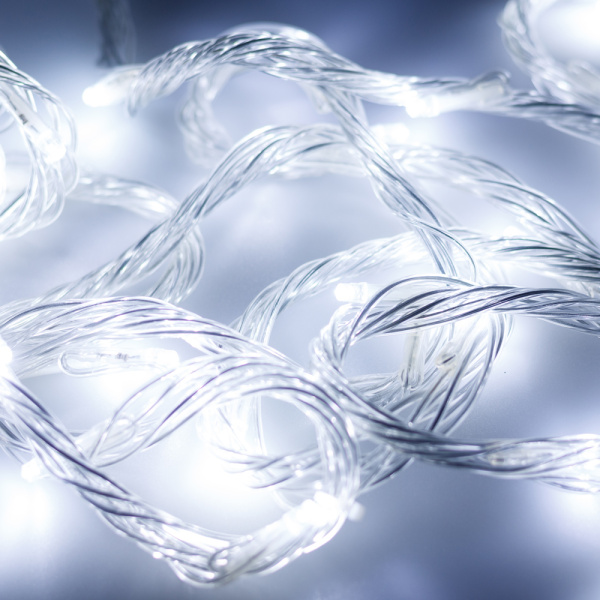 Arlight Светодиодная гирлянда ARD-STRING-HOME-10000-CLEAR-99LED-RUN WHITE (230V, 10.5W) (Ardecoled, IP20) 025915