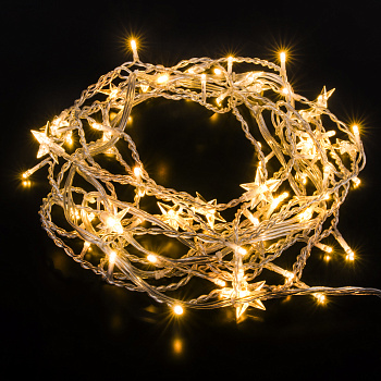 Eurosvet Гирлянда Бахрома 100-002 теплый белый 1,8*0,5м IP20 a049842