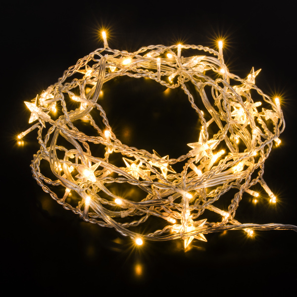 Eurosvet Гирлянда Бахрома 100-002 теплый белый 1,8*0,5м IP20 a049842