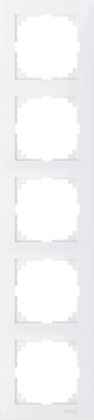 Купить SE Merten SM M-Pure Полярно-Бел Рамка 5-ая MTN4050-3619