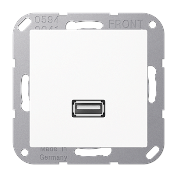 JUNG Мультимедиа разъём, белый MAA1122WW