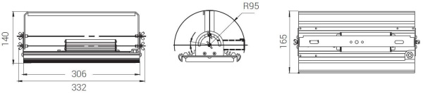Купить Diora Светодиодный светильник Unit PRO 65/10000 К30 10000лм 65Вт 5000K IP67 0.95PF 80Ra Кп<1 лира DUPRO65K30-5K-L