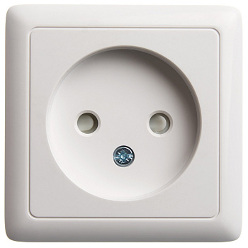 Systeme Electric Wessen ХИТ наруж Бел Розетка б/з со шторками, с изолирующей пластиной, 16А, 250В
