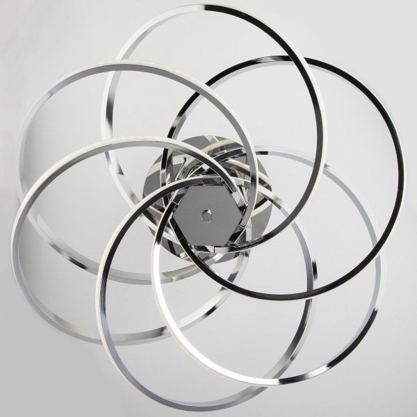 Купить Eurosvet Светодиодный потолочный светильник 90044/6 хром 00000080498