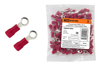 TDM Наконечник НКИ 1,25-5 кольцо 0,5-1,5мм (100шт) SQ0502-0002