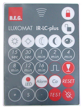 BEG Пульт управления LC-plus 280, в комплекте настенный держатель /серый 92095