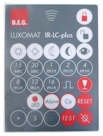 BEG Пульт управления LC-plus 280, в комплекте настенный держатель /серый 92095