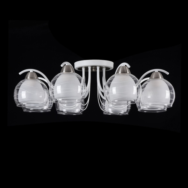 Купить Freya Modern Nikki Белый Потолочный светильник E14 60W FR5052-CL-08-W