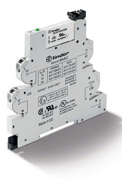 Finder Интерфейсный модуль (сборка 34.51.7.024.0000 + 93.60.0.240.7), электромеханическое реле, серия MasterBASIC; 1CO 6A; питание 240В AC/DC; категор 390102400073