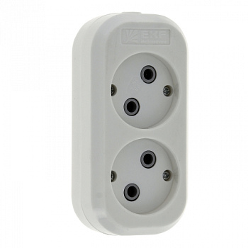 EKF PROxima Колодка 2 гн. 10А 2,2кВт б/з Эксперт