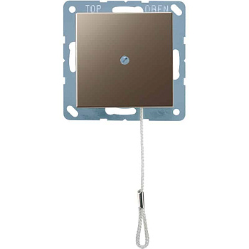 JUNG выключатель со шнурком, мокко A506BFNUZMO