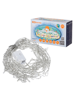 TDM Гирлянда светодиодная "Занавес" 1,5х1,5 м, 168LED, многоцветн., 8 режимов, 250 В, IP20, SQ0361-0070