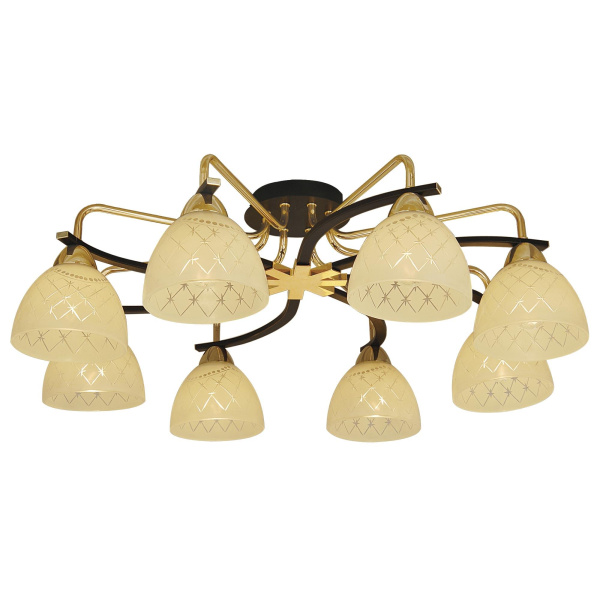 Citilux CL152282 Кристи Беж.+Зол. Светильник Люстра