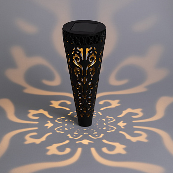 ЭРА ERASF22-48 ЭРА Садовый светильник Ажур, на солнечной батарее, 1LED, 29 см