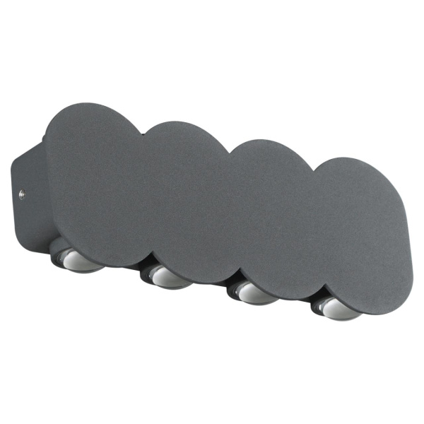 Novotech 358561 STREET NT21 000 темно-серый Ландшафтный настенный светильник IP54 LED 4000K 8W 85-265V CALLE