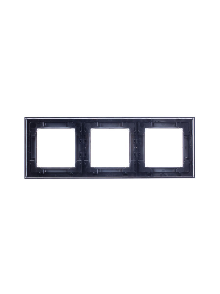 Купить ABB EPJ Levit антрацит / дымчатый чёрный Рамка 3 поста 2CHH015030A6063