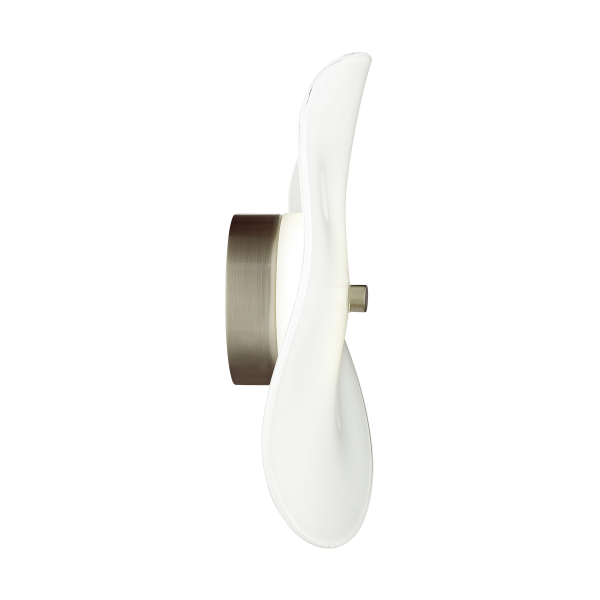 Купить Odeon Light 4856/5WL L-VISION ODL_EX21 никель/белый/стекло Настенный светильник LED 1*5W 4000K FLUENT