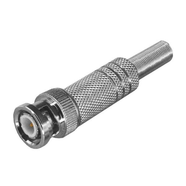 PROconnect Разъем штекер BNC под пайку с пружиной металл (универсальный) 05-3075-4