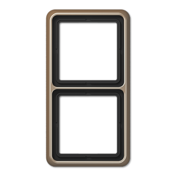 JUNG CD 500 Бронза Рамка 2-ая CD582GB