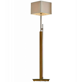 Lussole S.R.L Металл Хром / дерево Ткань Торшер E27 60W LSF-2505-01