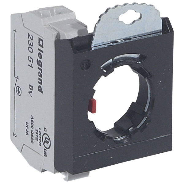 Legrand Osmoz Комплектующий блок для кнопок для компл. без подсветки пружин. клеммы Н.З. + 3-постовой монт. адаптер 023104