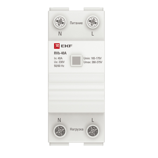 Купить EKF Basic Реле напряжения (сквозное подкл.) RVb-63A