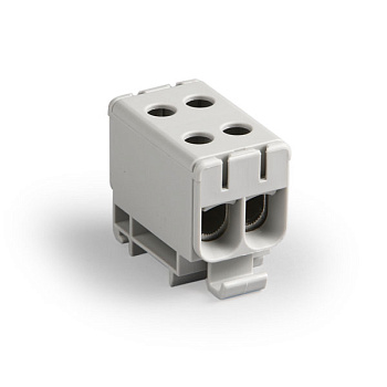ENSTO Распределительный блок, серый, Al 6-50 мм², Cu 2.5-50 мм² KE66R