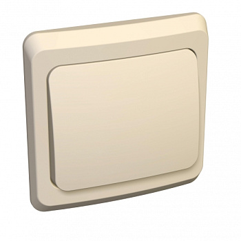 Systeme Electric Этюд Крем Выключатель 1-клавишный