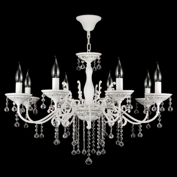 Maytoni Elegant Bellona Белый Люстра 8xE14 60W ARM386-08-W Купить Maytoni Elegant Bellona Белый Люстра 8xE14 60W ARM386-08-W