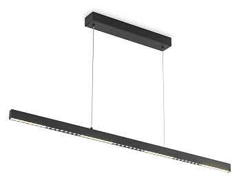 Ambrella Светильник подвесной светодиодный FL5832 BK черный 25W 3000K/4200K/6400K 1037*17.5*750 (без ПДУ)
