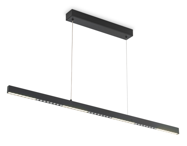 Ambrella Светильник подвесной светодиодный FL5832 BK черный 25W 3000K/4200K/6400K 1037*17.5*750 (без ПДУ)