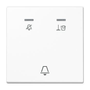 JUNG Клавиша для гостиничных кнопочных модулей 531KO5EUM24 или 531KO5EUM230, белый LSCUKO5MWW