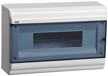 IEK PRIME Корпус пластиковый навесной ЩРН-П-12 белый IP41