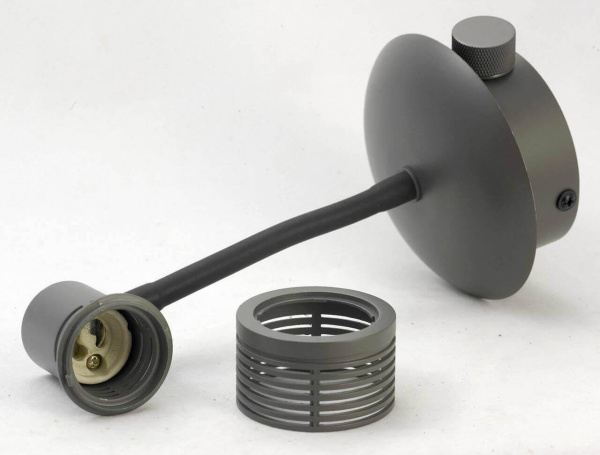 Купить Lussole LOFT Металл/флекс Черный /  Металл Светильник настенно-потолочный GU10 5,5W GRLSP-9821