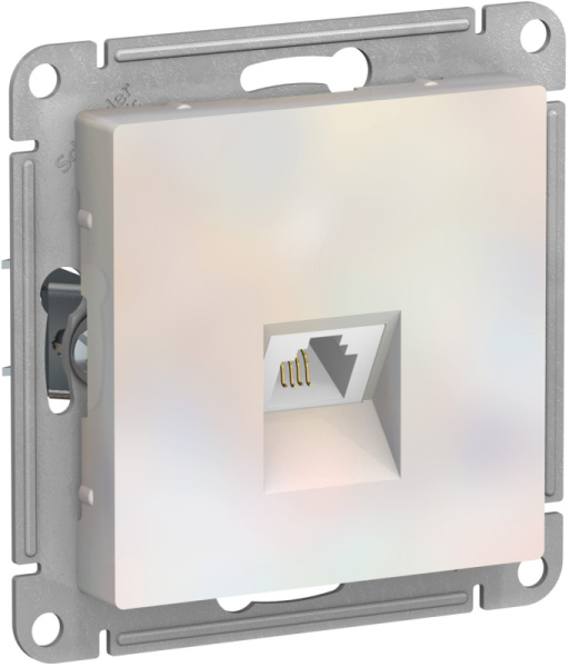 Systeme Electric AtlasDesign Жемчуг Розетка телефонная RJ11, механизм