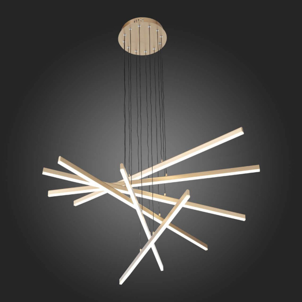 Купить ST Luce SL394.223.06 Светильник подвесной Матовое золото/Белый LED 6*16,6W 4000K