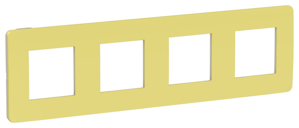 Купить SE Unica Studio Зеленое яблоко/Бежевая Рамка 4-ная NU280812