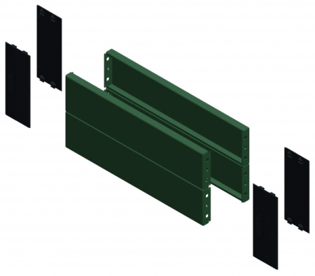 SE Sarel Комплект боковых панелей цоколя 400x200 (4шт.) NSYSPS4200