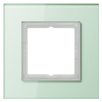 JUNG LS plus Стекло Светло-зеленая Рамка 1-ая LSP981GLAS