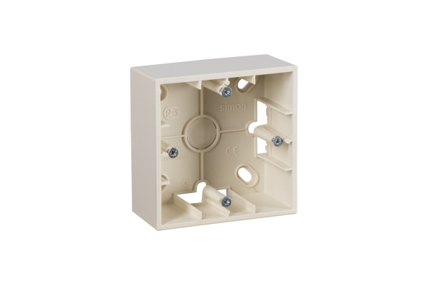 Купить Simon 15 Бежевая Коробка 1-ая для наружного монтажа 1590751-031