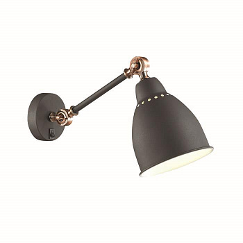 Odeon Light 3373/1W ODL17 116 черный, медный Бра E27 40W 220V CRUZ