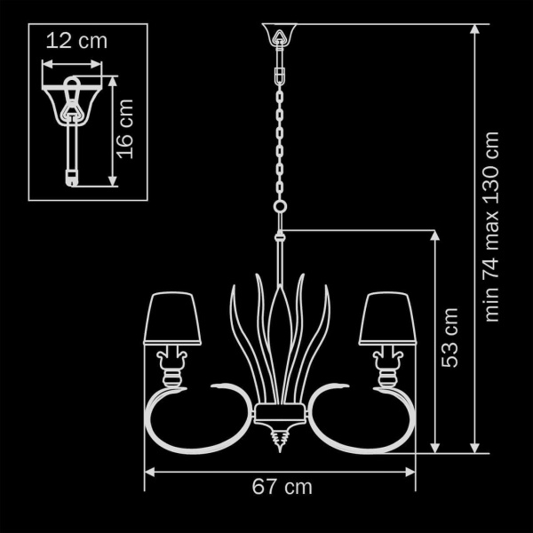 Купить Lightstar Люстра подвесная Antique Lightstar 783061